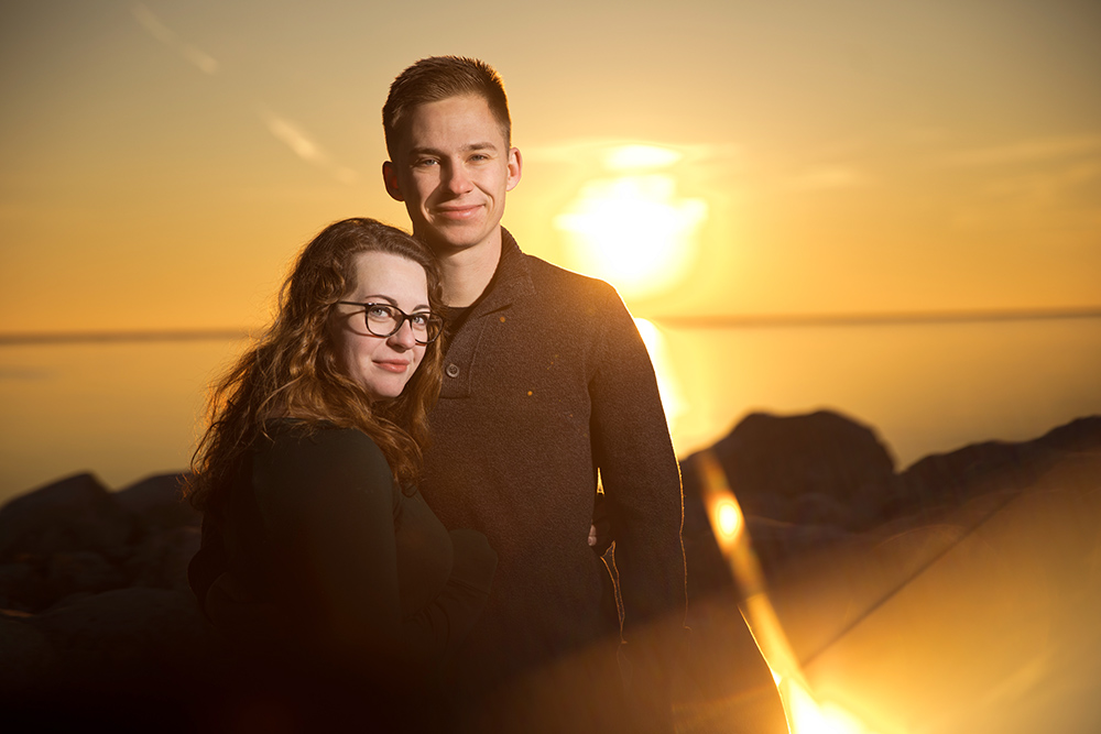 sunrise engagement shoot