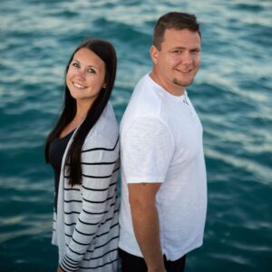 Brad & Sara - Custom 10" x 10" linen wedding album